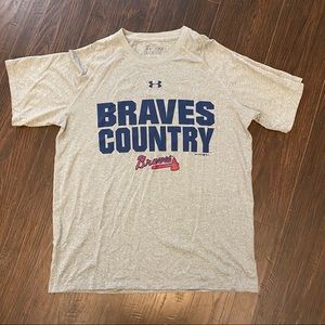 🌿 Under Armor Atlanta Braves Shirt